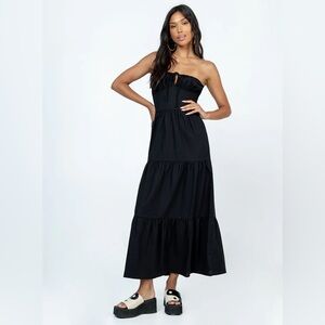 Princess Polly Alexa maxi dress black - US 4